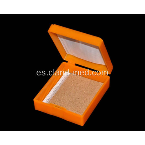 Caja de almacenamiento de diapositivas 25pcs